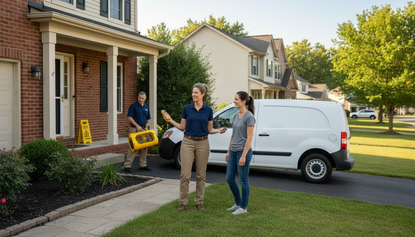 Water restoration image for Water Damage & Restoration Services in Parrottsville, TN